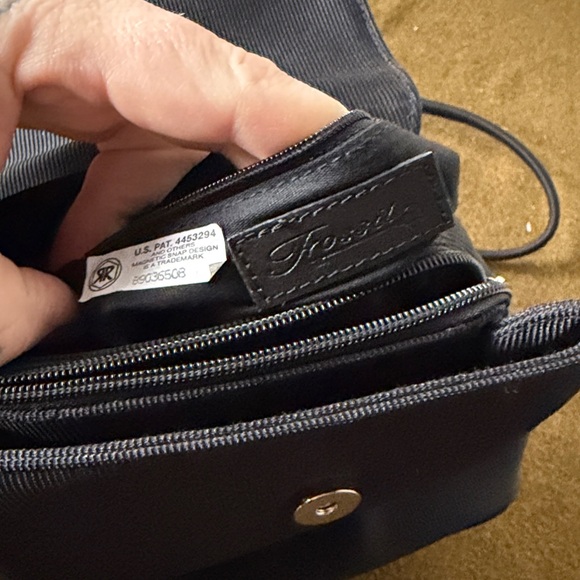 NWOT Fossil Nylon Crossbody Bag - Picture 5 of 9